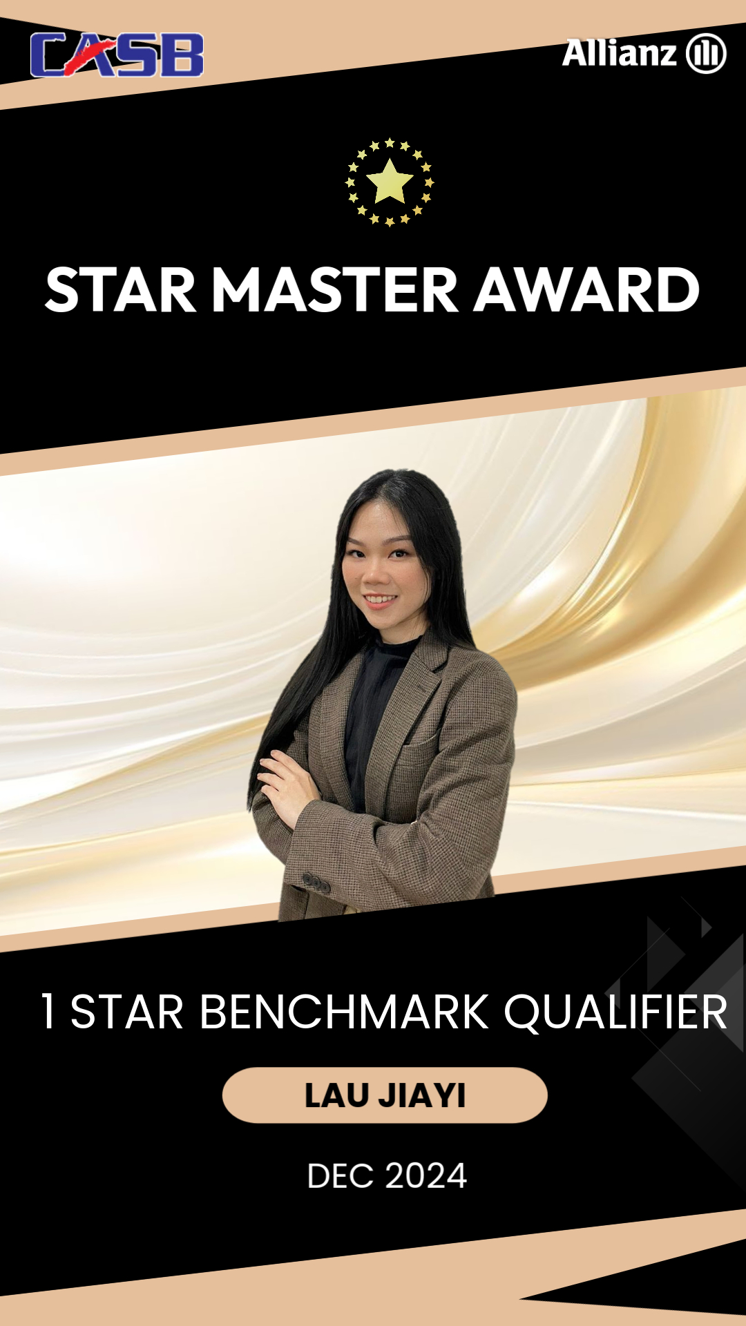 Lau Jiayi (1 Star Master Award Benchmark Qualifier 2024)