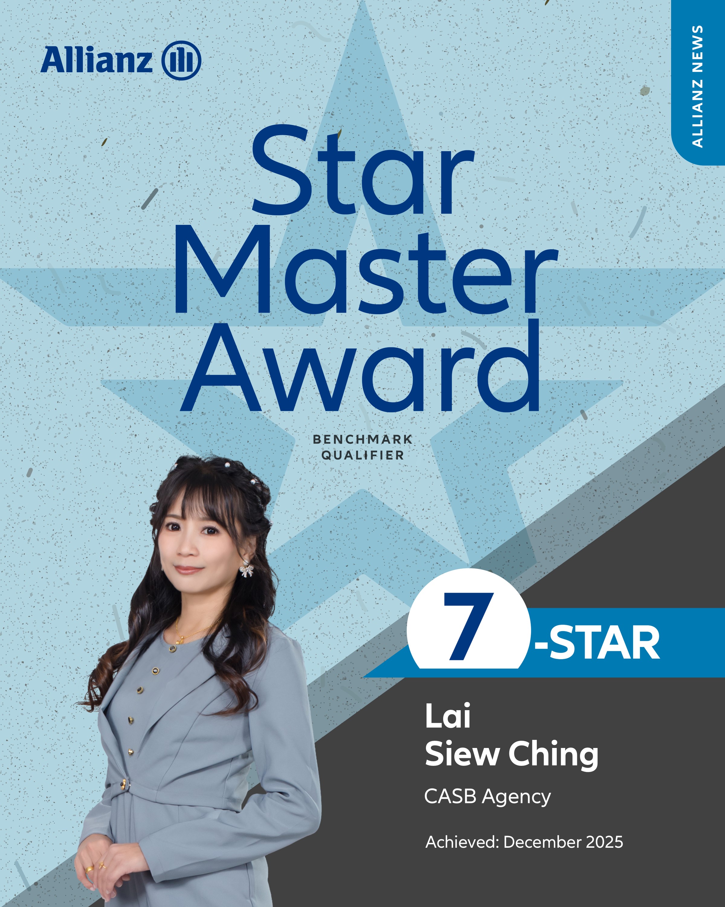 Lai Siew Ching (7 Star Master Award Benchmark Qualifier 2025)